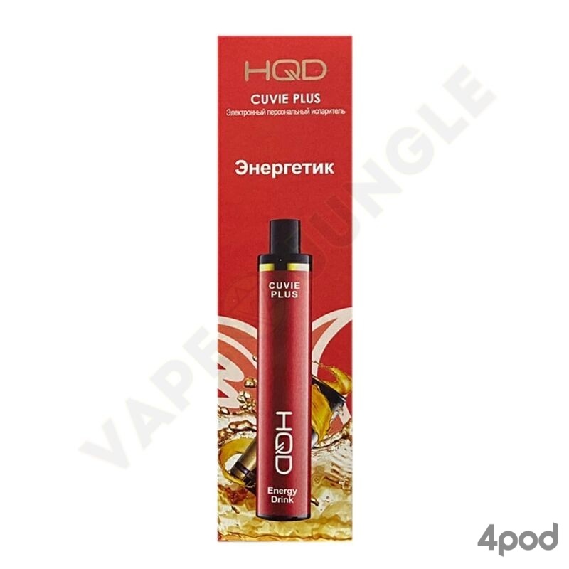 Одноразовая электронная сигарета HQD Cuvie Plus затяжек 2% nic