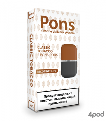 Картридж для Pons Pod 50 мг/мл (2 шт.)
