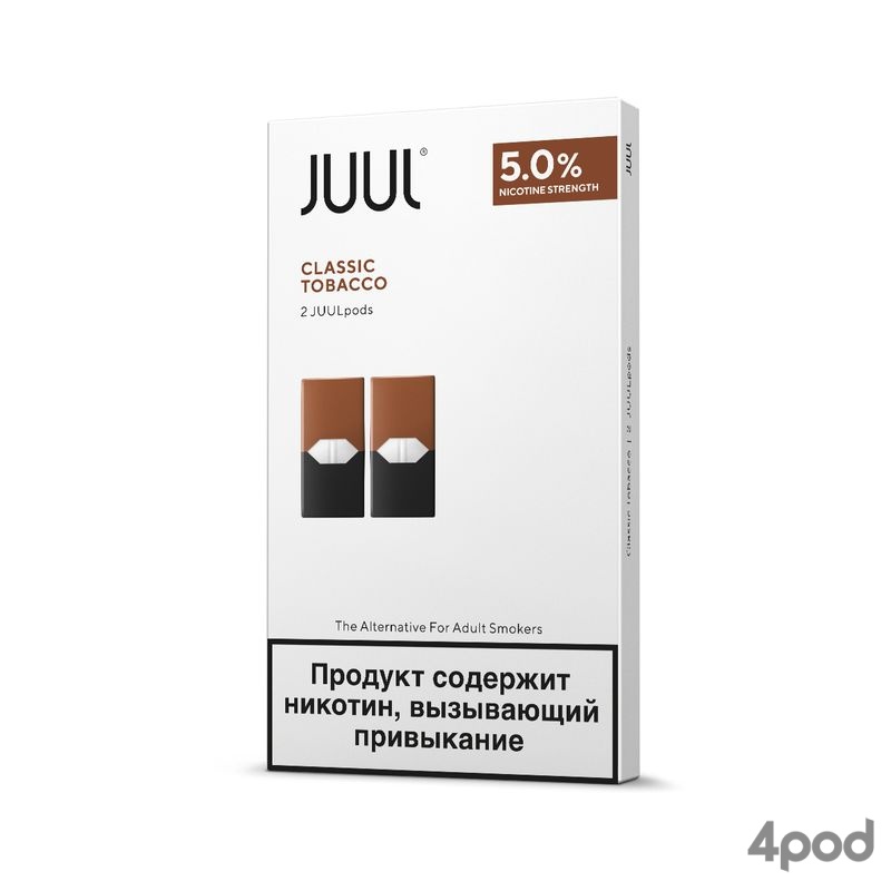 Картридж JUUL Virginia Tobacco 5мг