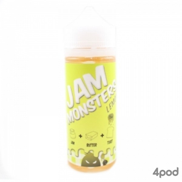 Жидкость JAM MONSTERS Lemon 120мл КЛОН/CLONE