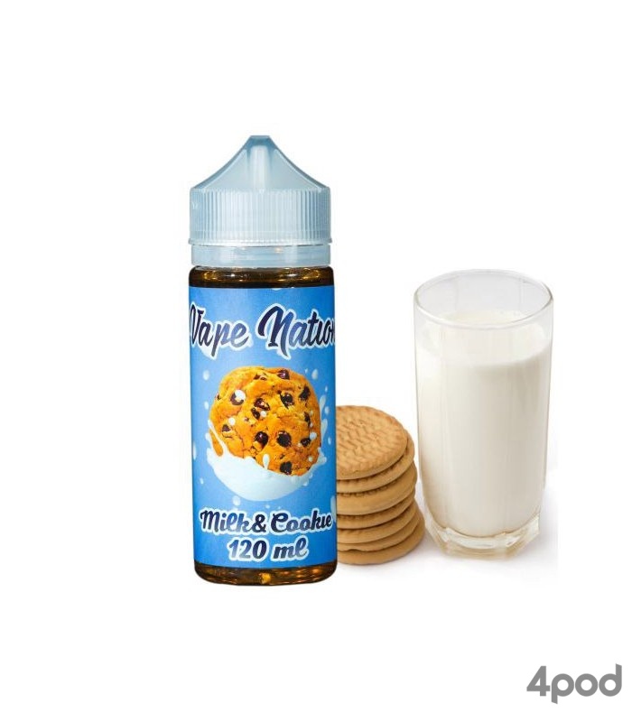 Жидкость VAPE NATION Milk & Cookie 120мл